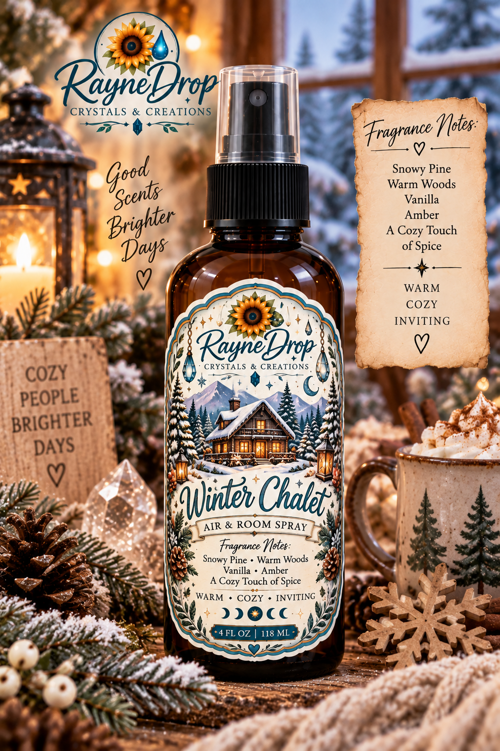 RayneDrop™ Aura Mist | Air & Room Spray | 4 oz