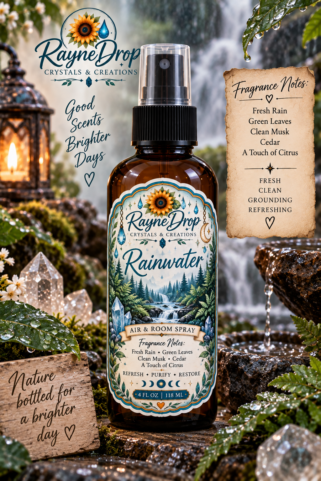 RayneDrop™ Aura Mist | Air & Room Spray | 4 oz