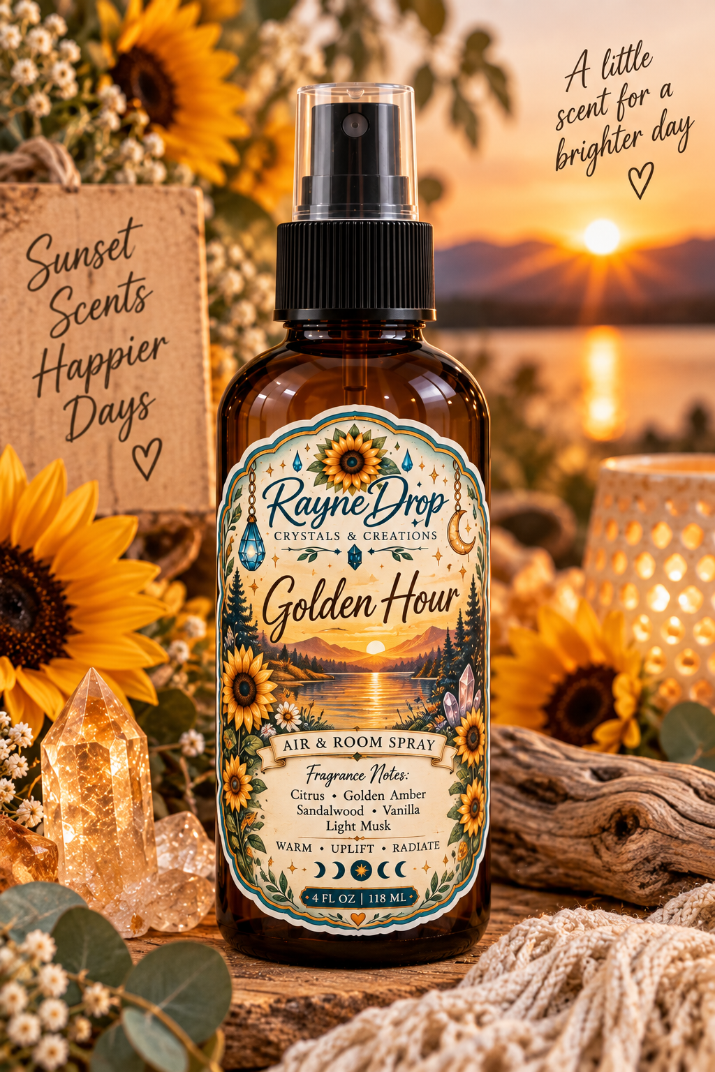RayneDrop™ Aura Mist | Air & Room Spray | 4 oz