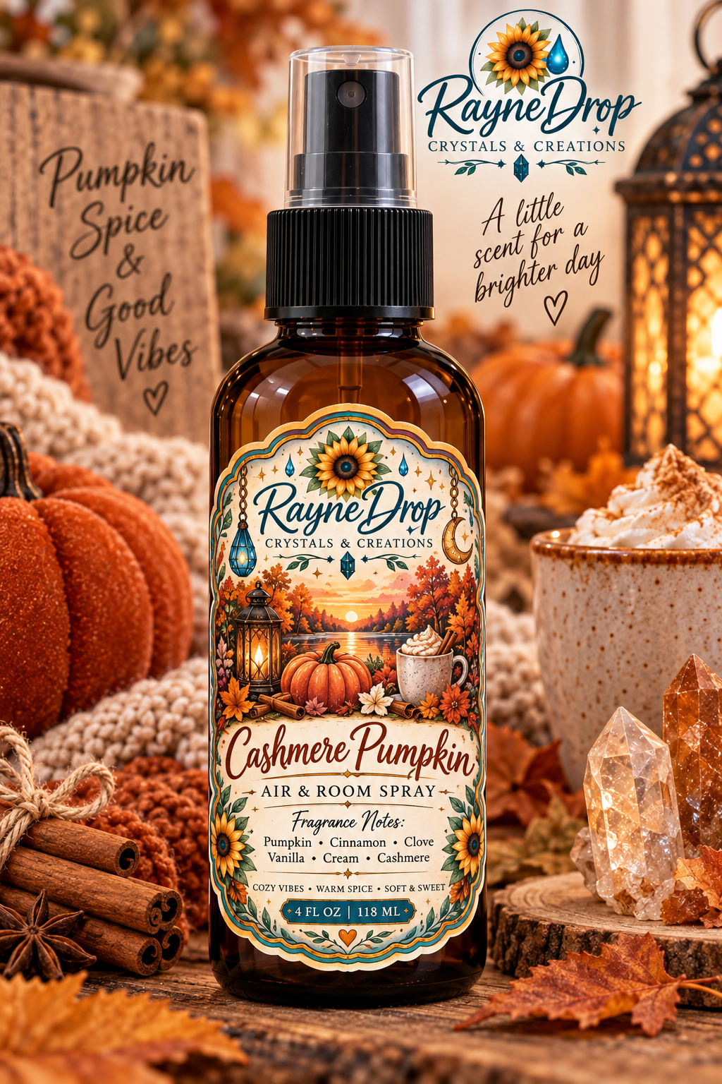 RayneDrop™ Aura Mist | Air & Room Spray | 4 oz