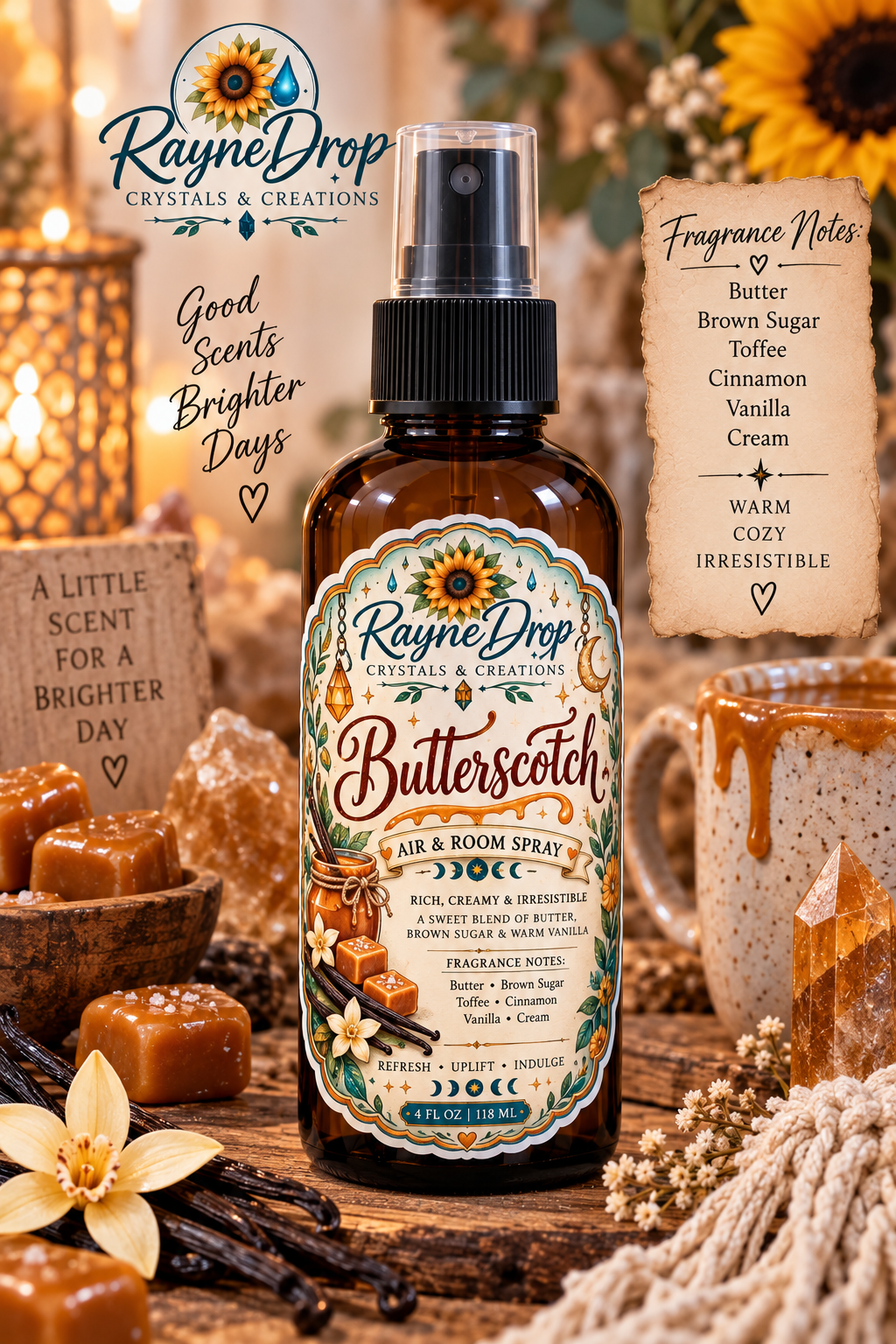 RayneDrop™ Aura Mist | Air & Room Spray | 4 oz